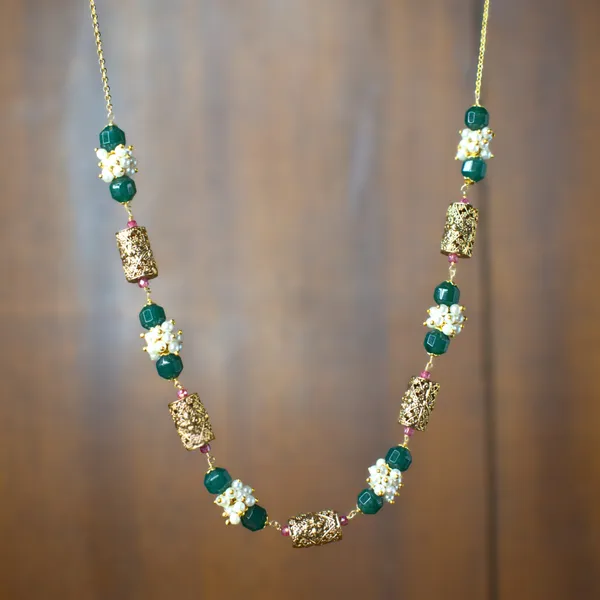 Handcrafted_Kattu_Theega_Necklace_with_Blue_Sandstone,_Premium_Simulated_Pearls_&_Gutta_Pusalu_|_Elegant_Traditional_Design
