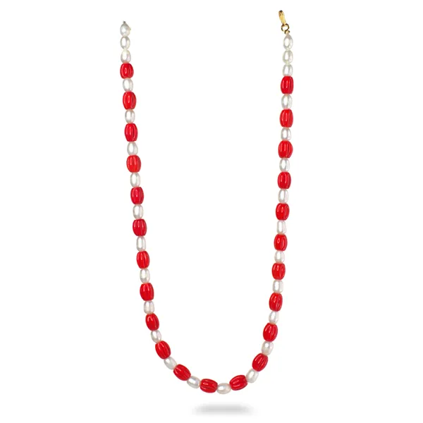 Handcrafted_Sutrakar_Necklace_with_Real_Pearls_&_Synthetic_Coral_Beads_|_Classic_Traditional_Design