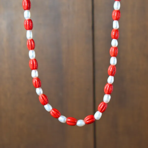 Handcrafted_Sutrakar_Necklace_with_Real_Pearls_&_Synthetic_Coral_Beads_|_Classic_Traditional_Design