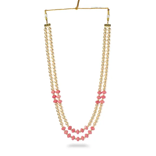 Handcrafted_Sutrakar_Necklace_with_Premium_Simulated_Pearls_&_Synthetic_Coral_Beads_|_Elegant_Double_Line_Design