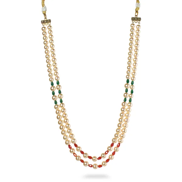 Handcrafted_Sutrakar_Necklace_with_Premium_Simulated_Pearls_&_Drop_CZ_Stones_|_Elegant_Double_Line_Design