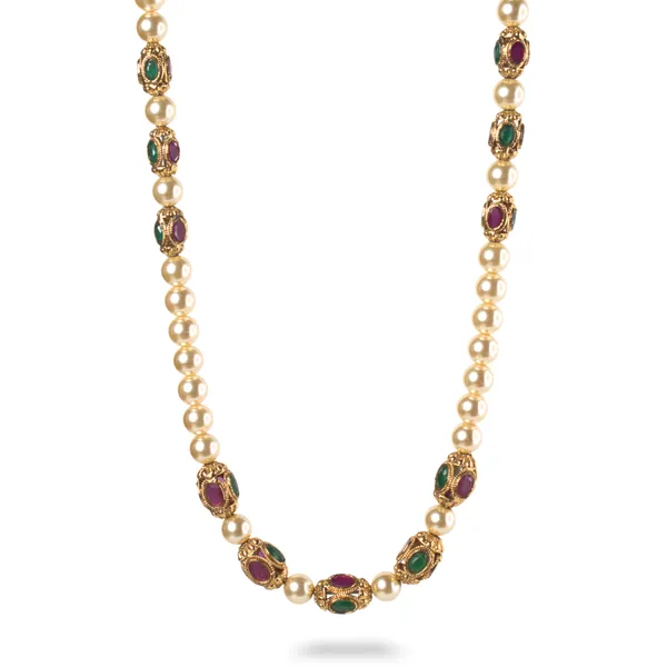 Temple_Grace_Mala_|_Single_Line_Sutrakar_Necklace_with_Premium_stimulated_Pearls_&_Nakshi_Stone_Balls_|_Traditional_Elegant_Mala