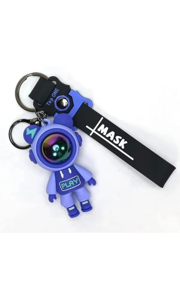 Premium_Astronaut_And_One_Piece_Zoro_Anime_Silicone_Keychain_with_Wrist_Strap_&_Metal_Key_Ring_Combo_Pack_Of_2