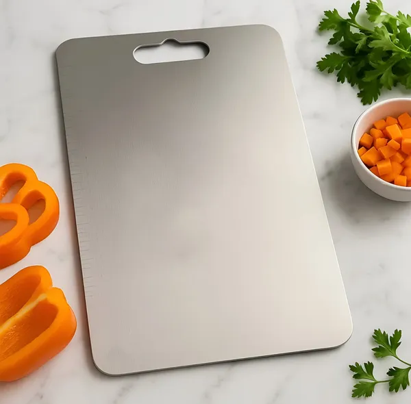 3-in-1_Kitchen_Essentials_Combo_|_Stainless_Steel_Chopping_Board,_Knife_Set_&_Sharpener