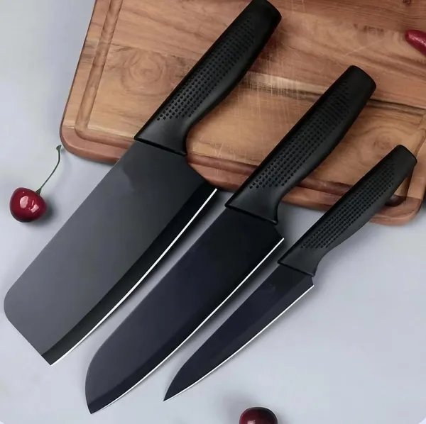 3-in-1_Kitchen_Essentials_Combo_|_Stainless_Steel_Chopping_Board,_Knife_Set_&_Sharpener