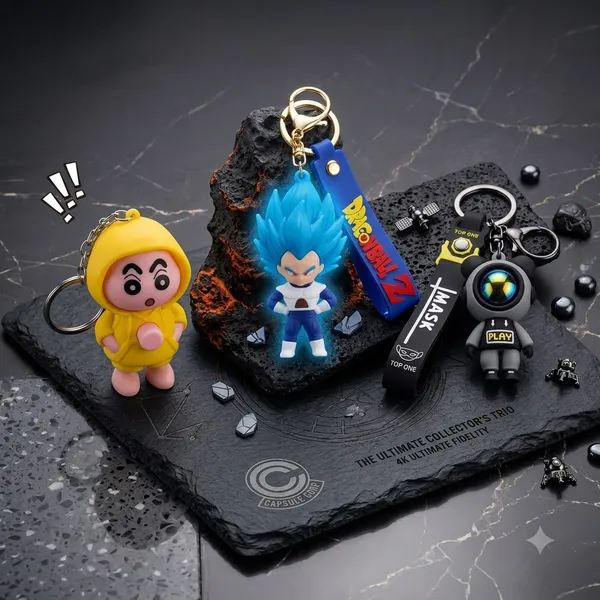Premium_Anime_Keychain_Triple_Combo_Pack_-_Shinchan,_Astronaut_and_Dragon_Ball_Super_Saiyan_Vegeta_Silicone_Keychain_Pack_of_3