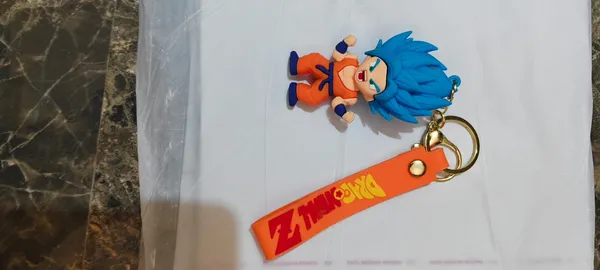 Premium_Dragon_Ballz_Super_Saiyan_Goku_Figurine_Silicone_Keychain_with_Wrist_Strap