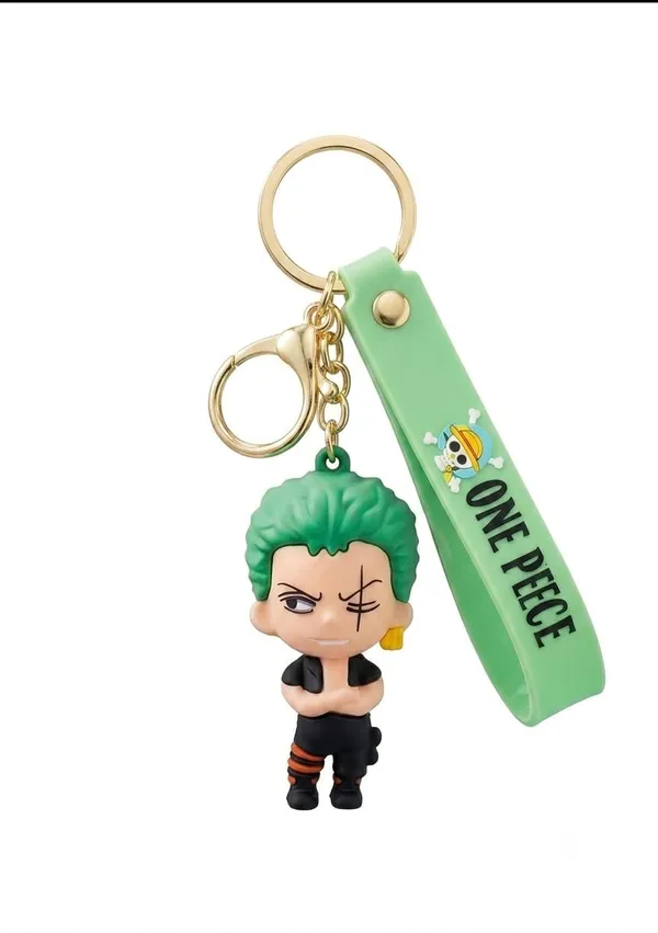 Premium_Astronaut_And_One_Piece_Zoro_Anime_Silicone_Keychain_with_Wrist_Strap_&_Metal_Key_Ring_Combo_Pack_Of_2