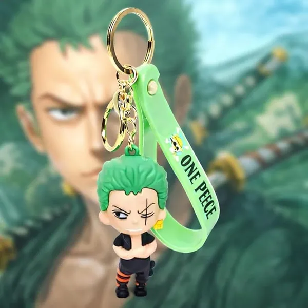 Premium_Astronaut_And_One_Piece_Zoro_Anime_Silicone_Keychain_with_Wrist_Strap_&_Metal_Key_Ring_Combo_Pack_Of_2