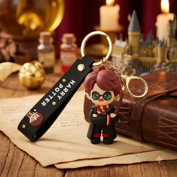 Premium_Harrypotter_Figurine_Silicone_Keychain_with_Wrist_Strap