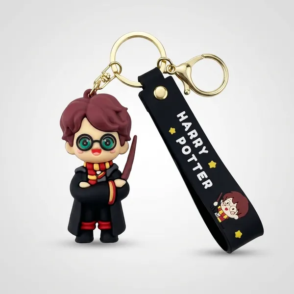 Premium_Harrypotter_Figurine_Silicone_Keychain_with_Wrist_Strap