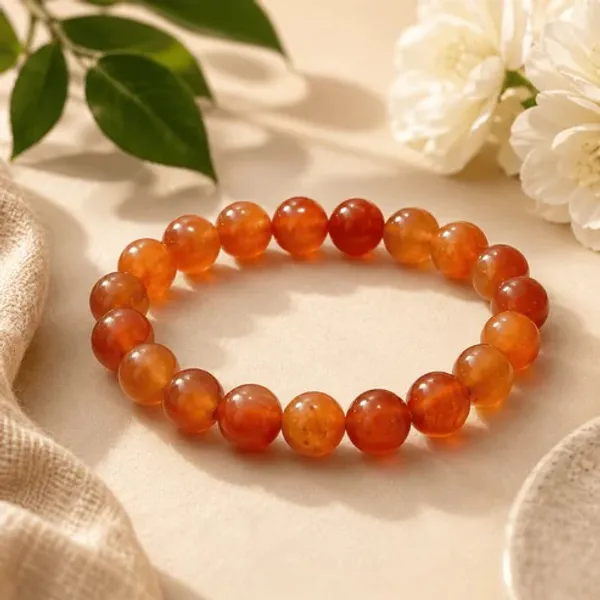 Natural_Carnelian_Crystal_Bracelet_With_Certificate