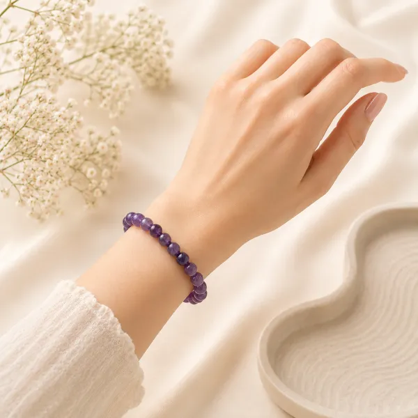 Natural_Amethyst_Crystal_Bracelet_For_Peace_&_Protection__with_Certificate