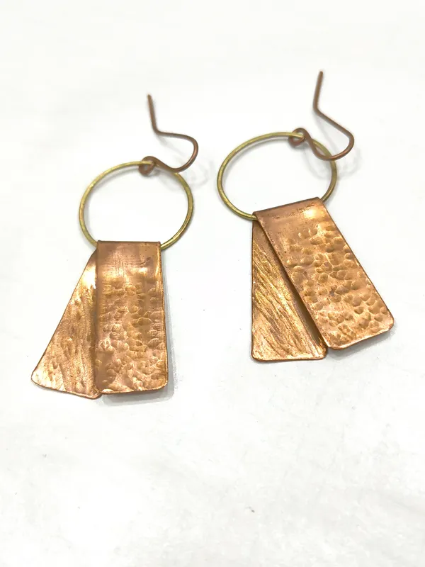Handcrafted_Copper_Fold_Hoop_Earrings