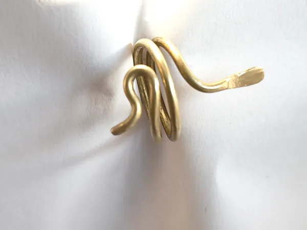 Handcrafted_Golden_Serpent_Brass_Wrap_Ring