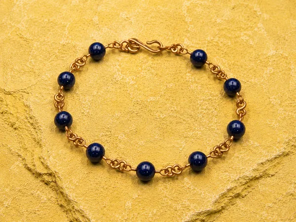 Handcrafted_(Healing)Original_Blue_Sandstone_Celestial_Bracelet