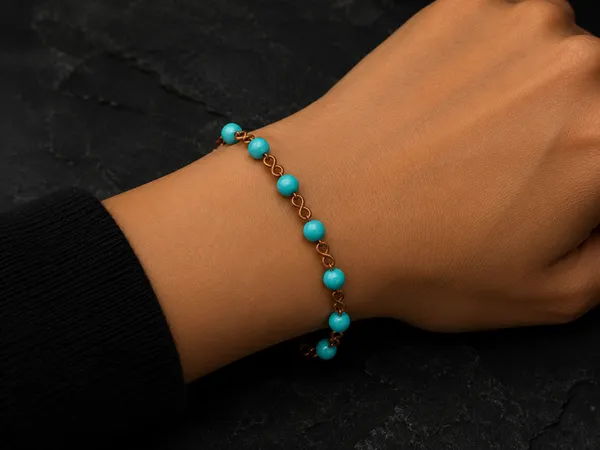 Handcrafted_(Healing)Original_Firoza_(Turquoise)_Harmony_Bracelet