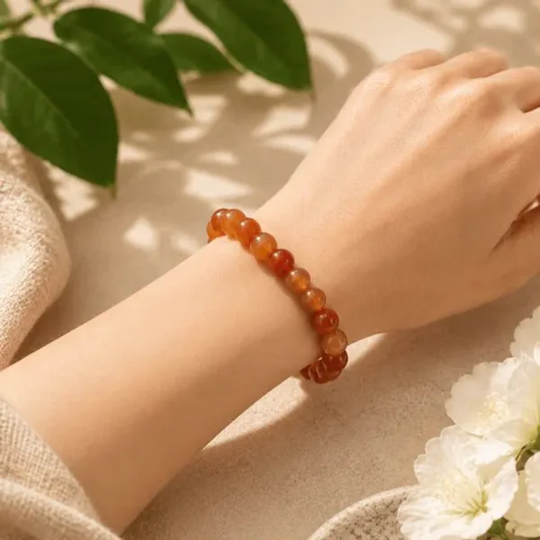 Natural_Carnelian_Crystal_Bracelet_With_Certificate
