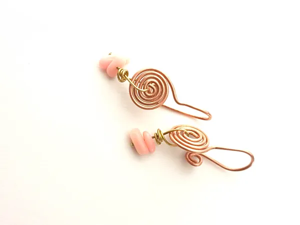 Handcrafted_Pink_Opal_Spiral_Copper_Bugadi