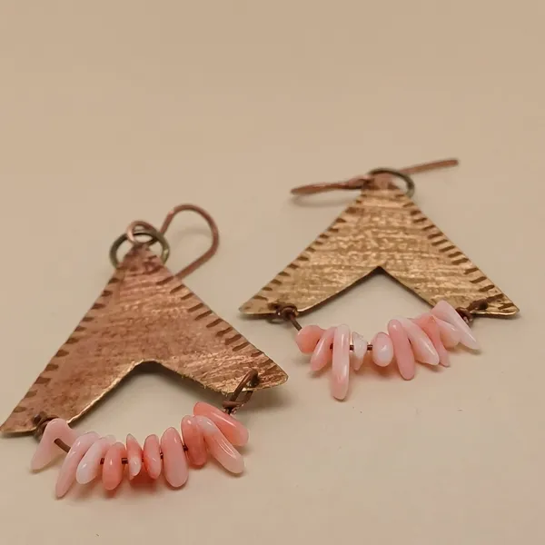 Handcrafted_Blush_Chevron_Drop_Earrings