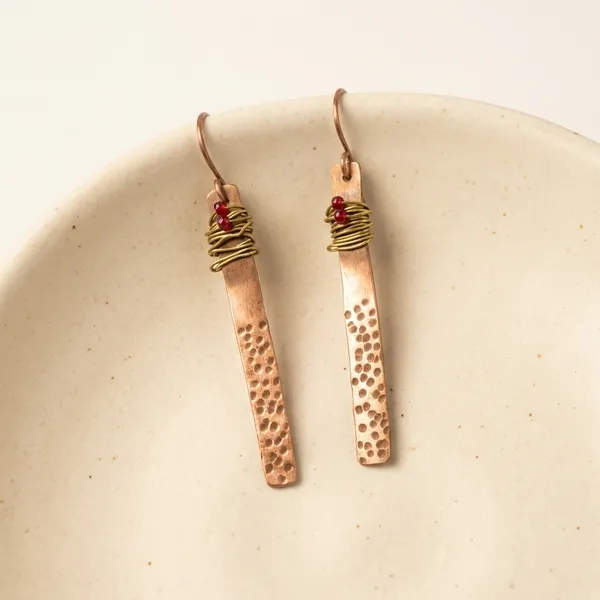 Handcrafted_Copper_Ember_Bar_Earrings