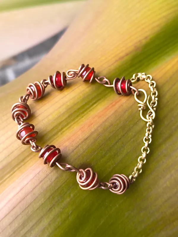 Handcrafted_(Healing)Red_Onyx_Energy_Bracelet_(6mm)