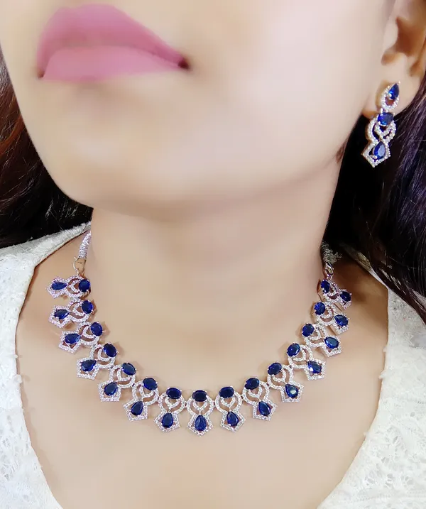 Blue_Stone_Alloy_Necklace_And_Earrings_Set_For_Women