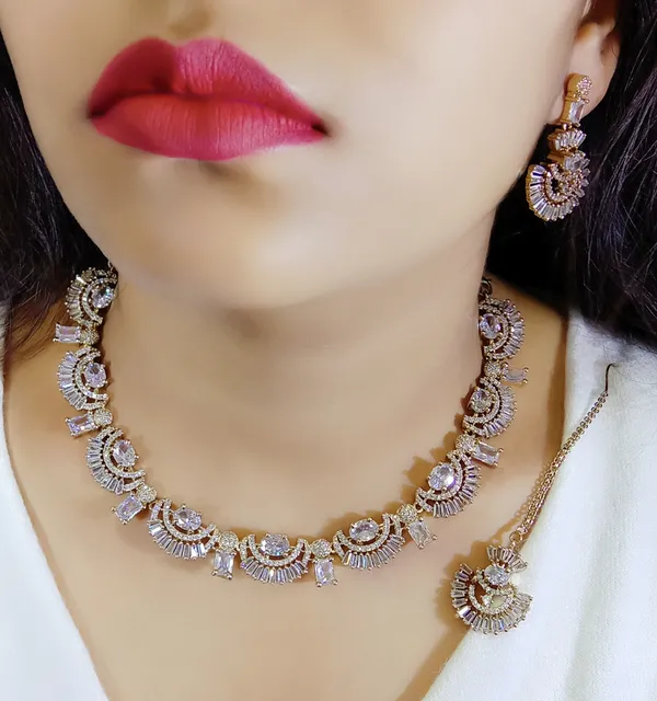 Gold_Stone_Alloy_Necklace_Set_For_Women