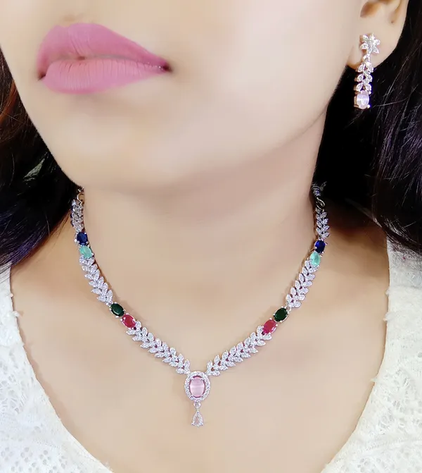 Multicolor_Stone_Alloy_Necklace_Set_For_Women