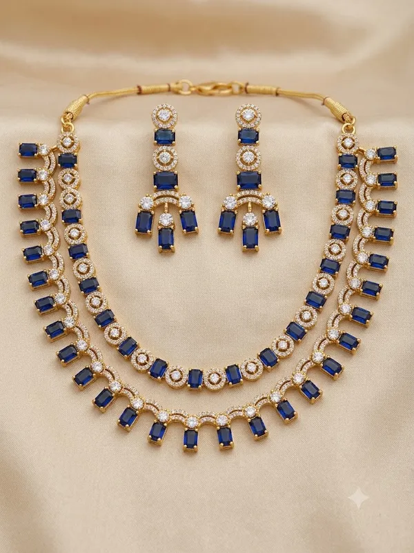 Blue_And_Gold_Alloy_Stone_Necklace_And_Earrings_Set_For_Women