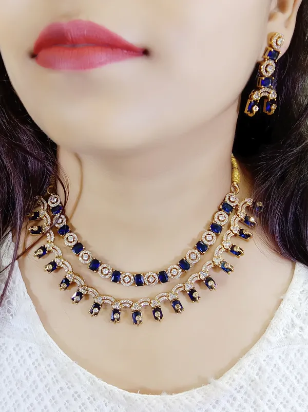 Blue_And_Gold_Alloy_Stone_Necklace_And_Earrings_Set_For_Women