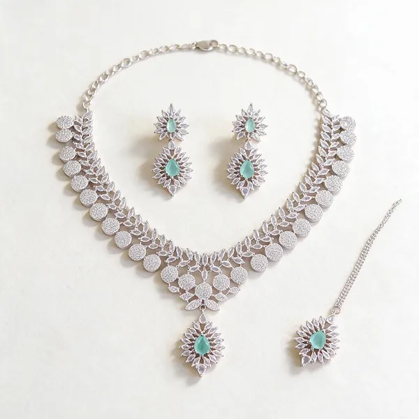 Silver_Stone_Alloy_Necklace_And_Earrings_Set_For_Women