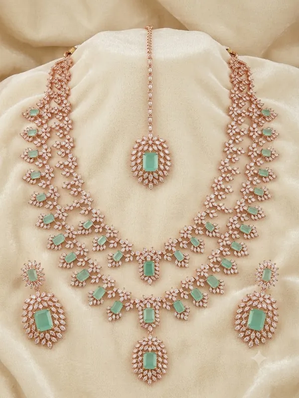 Gold_Green_Stone_Alloy_Necklace_Set_For_Women