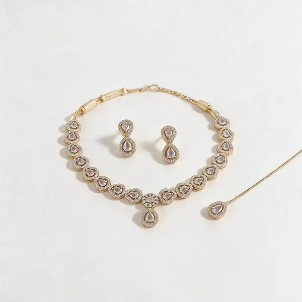 Gold_Alloy_Heart_Necklace_Set_For_Women