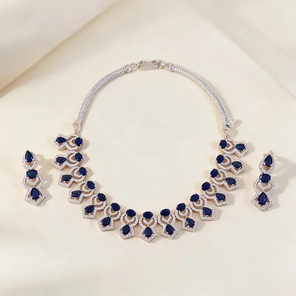 Blue_Stone_Alloy_Necklace_And_Earrings_Set_For_Women