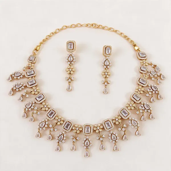 Gold_Stone_Studded_Alloy_Necklace_And_Earrings_Set_For_Women