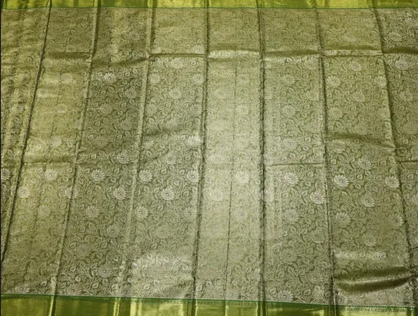 Lime_Green_Uppada_Inspired_Semi_Silk_Saree_With_Small_Self_Border