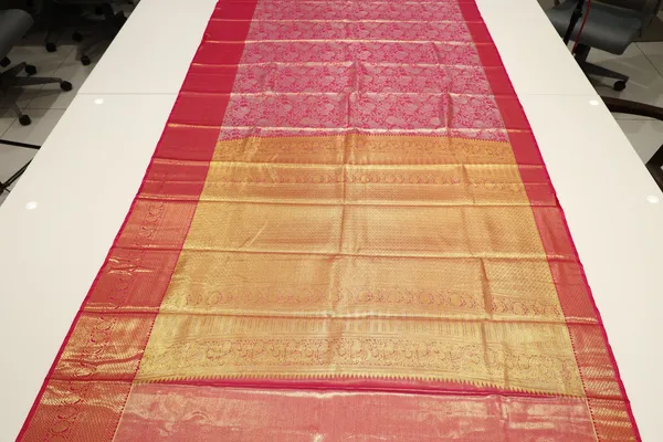 Mustard_Gold_Dharmavaram_Inspired_Semi_Silk_Saree_With_Wide_Contrast_Border