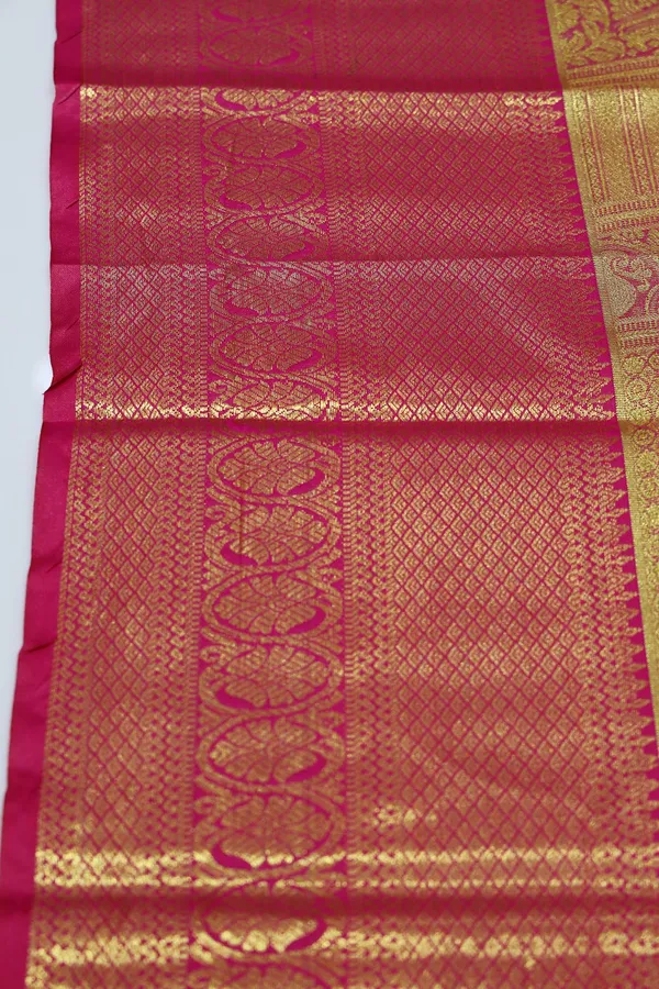 Royal_Blue_Kanchipuram_Inspired_Semi_Silk_Saree_With_Wide_Contrast_Border