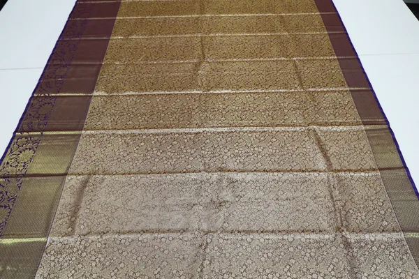 Deep_Purple_Dharmavaram_Inspired_Semi_Silk_Saree_With_Wide_Contrast_Border