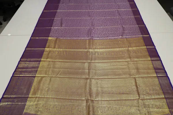 Coral_Red_Kanchipuram_Inspired_Semi_Silk_Saree_With_Wide_Contrast_Border