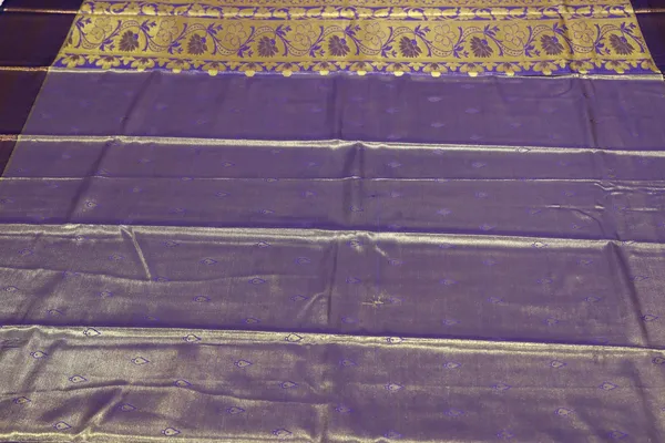 Teal_Blue_Gadwal_Inspired_Semi_Silk_Saree_With_Wide_Contrast_Border