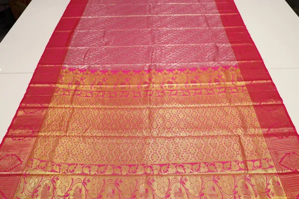 Royal_Blue_Kanchipuram_Inspired_Semi_Silk_Saree_With_Wide_Contrast_Border