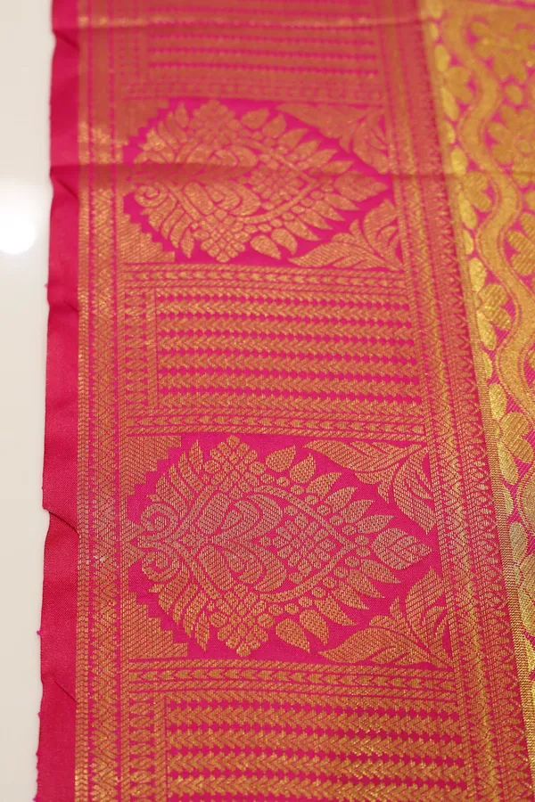 Royal_Blue_Kanchipuram_Inspired_Semi_Silk_Saree_With_Wide_Contrast_Border