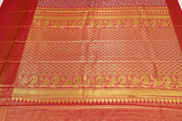 Parrot_Green_Dharmavaram_Inspired_Semi_Silk_Saree_With_Wide_Contrast_Border