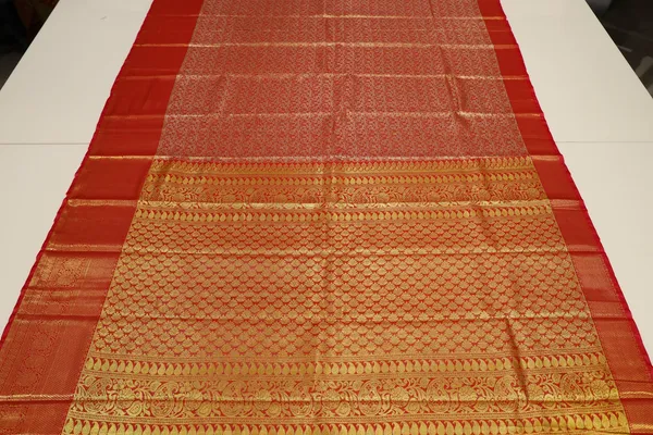 Pink_Gold_Kanchipuram_Inspired_Semi_Silk_Saree_With_Wide_Contrast_Border