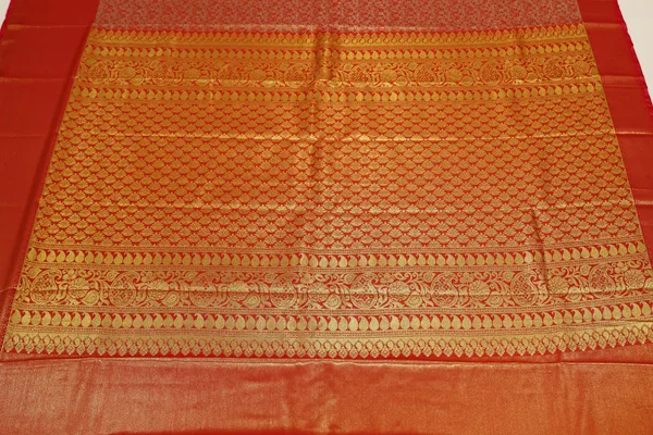 Pink_Gold_Kanchipuram_Inspired_Semi_Silk_Saree_With_Wide_Contrast_Border