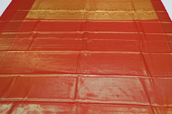 Magenta_Dharmavaram_Inspired_Semi_Silk_Saree_With_Wide_Contrast_Border
