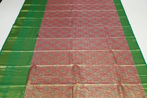 Pink_Gold_Gadwal_Inspired_Semi_Silk_Saree_With_Wide_Contrast_Border