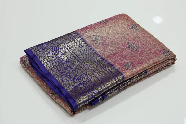 Parrot_Green_Dharmavaram_Inspired_Semi_Silk_Saree_With_Wide_Contrast_Border